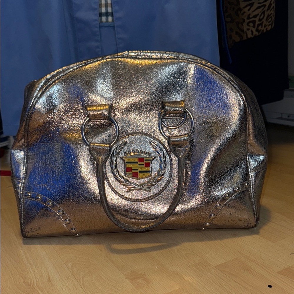 Cadillac Giant Metallic Gold Handbag